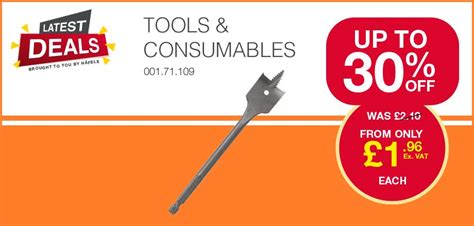 Promotions and Special Offers on Tools and Consumables.